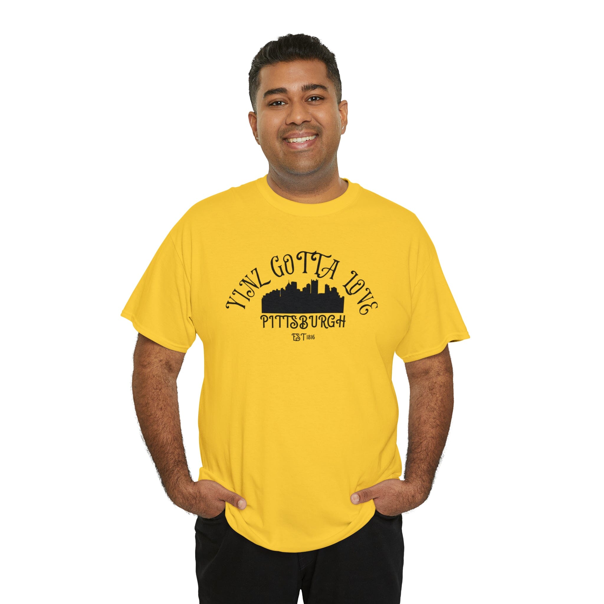 Yinz Gotta Love Pittsburgh T-Shirt product image alternate view 13 | Yinzergear