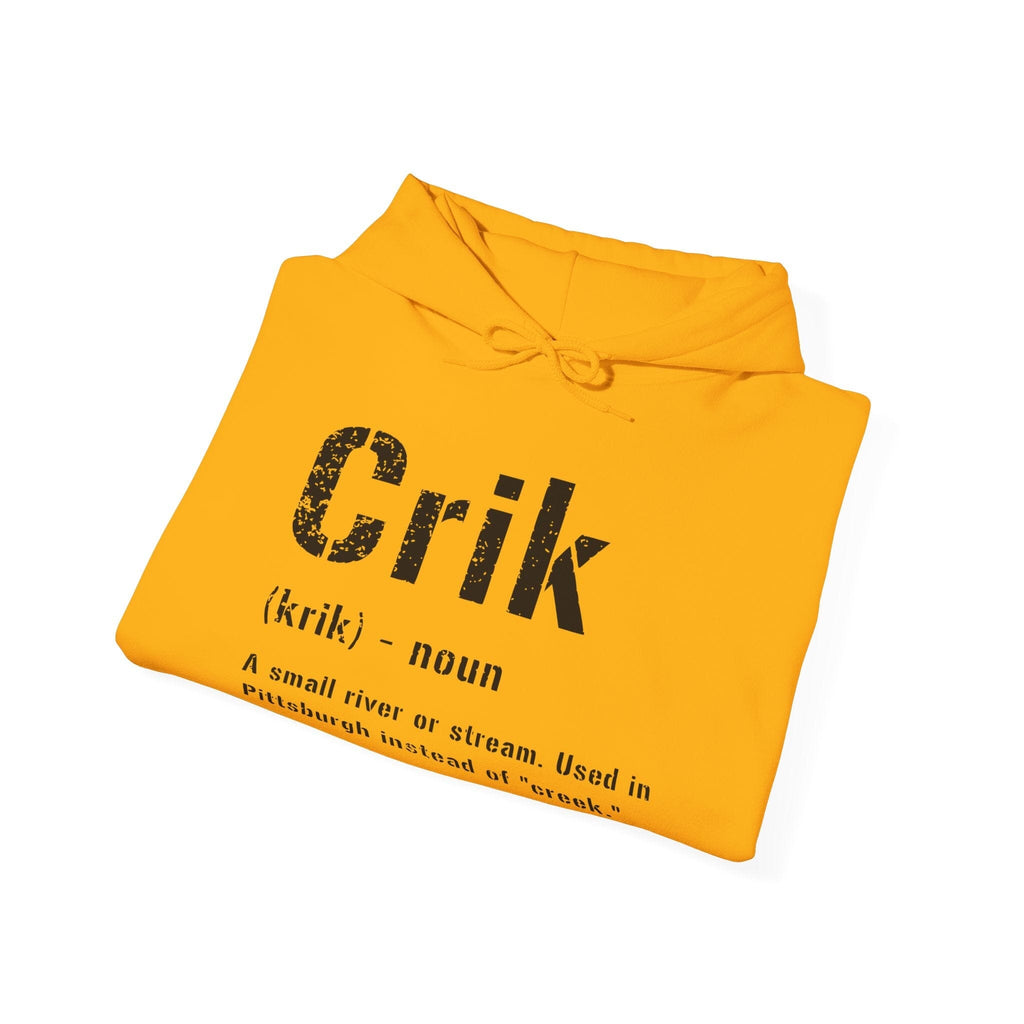 Crik Hoodie Pittsburgh hoodie product image alternate view 7 | Yinzergear