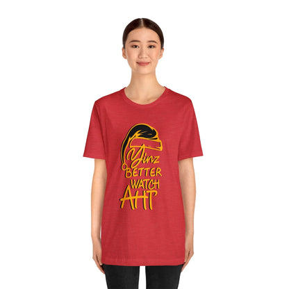 Yinz Better Watch Aht T-Shirt – Pittsburgh Santa Claus Christmas Tee T-Shirt Printify 