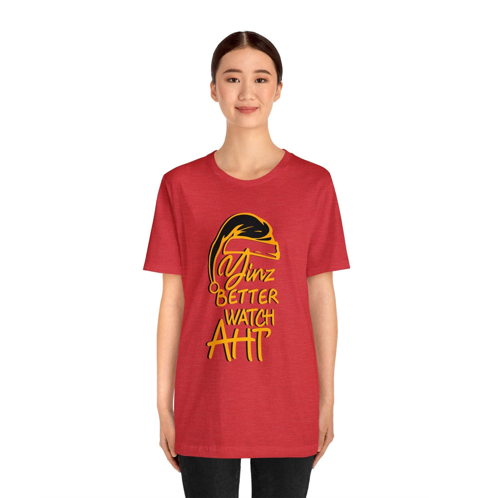 Yinz Better Watch Aht Christmas T-Shirt Pittsburgh tee product image alternate view 8 | Yinzergear