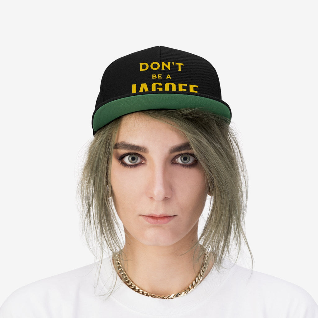 Don't Be a Jagoff flat bill hat Pittsburgh hat product image alternate view 3 | Yinzergear