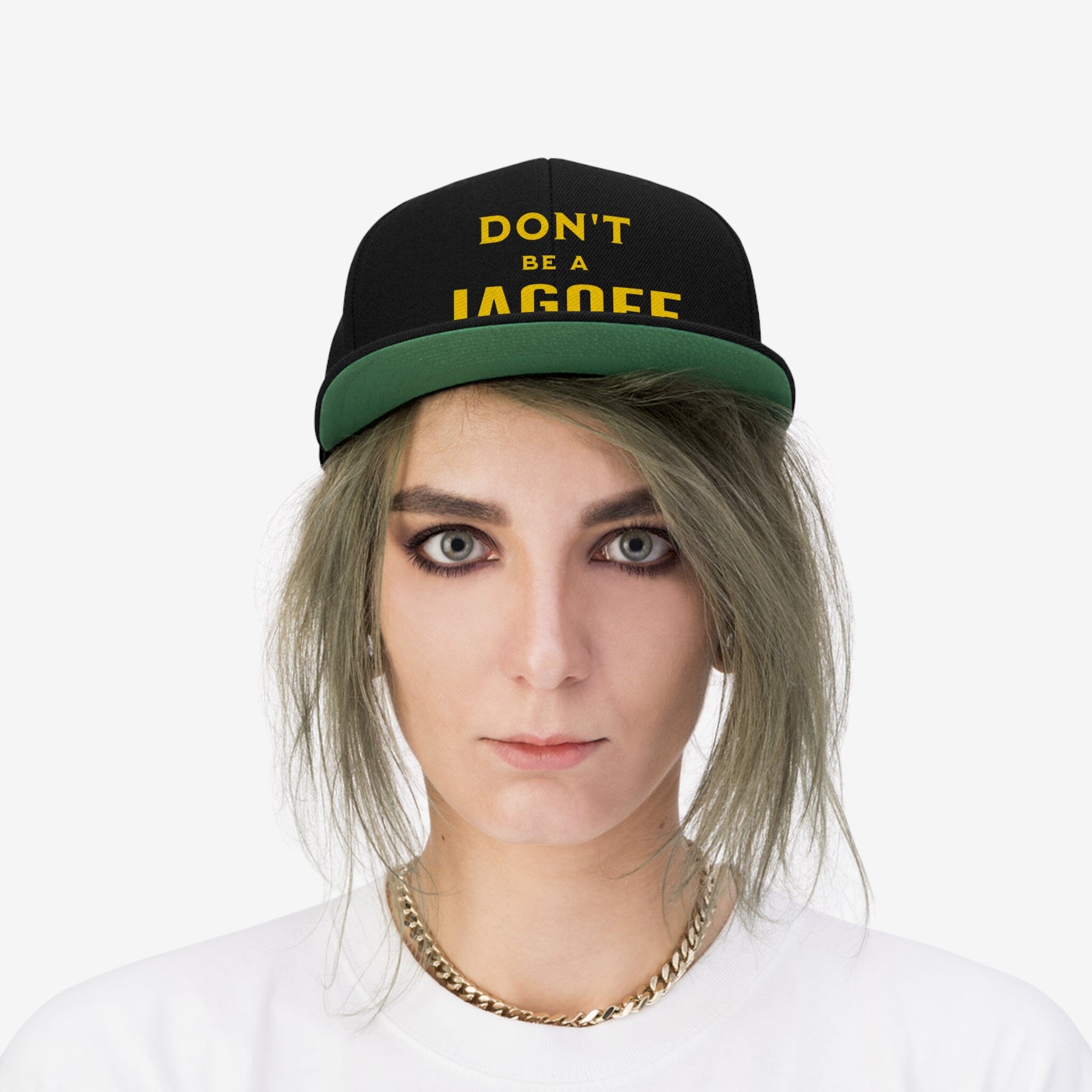 Don't Be a Jagoff flat bill hat Pittsburgh hat product image alternate view 3 | Yinzergear