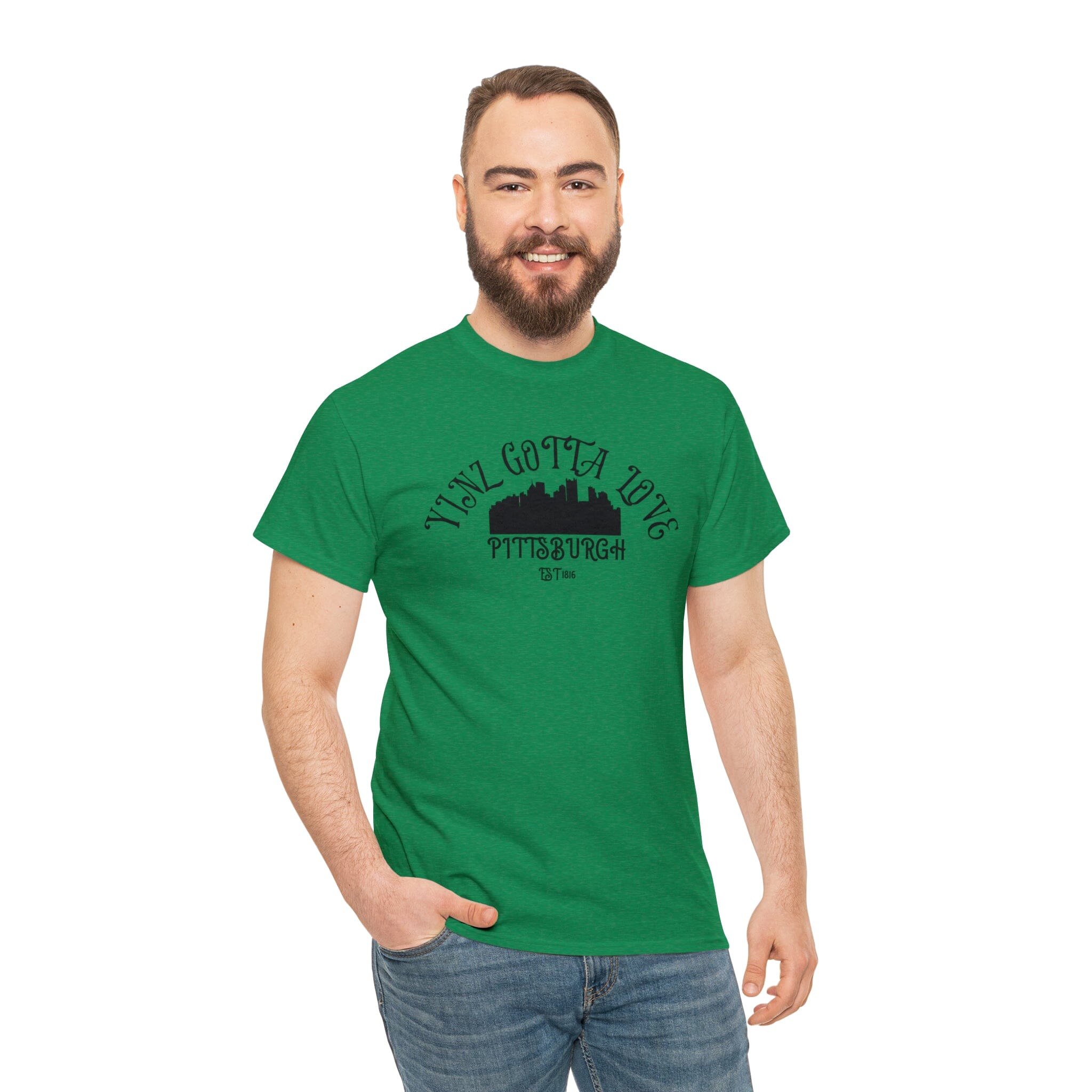 Yinz Gotta Love Pittsburgh T-Shirt product image alternate view 65 | Yinzergear