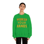 Worsh Your Hands Sweatshirt Pittsburgh sweatshirt product image alternate view 15 | Yinzergear