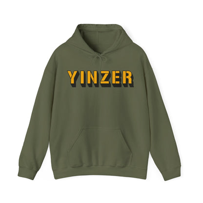 Yinzer Hoodie - Pittsburgh Pride Sweatshirt Hoodie Printify Military Green S 