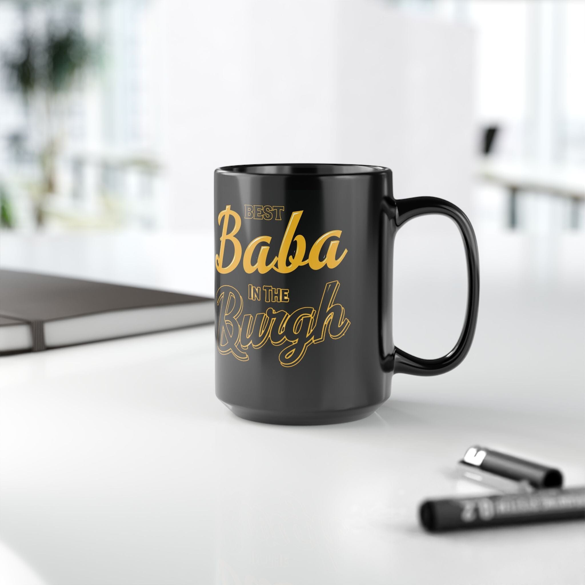 Best Baba in the Burgh coffee mug front view alternate view 6 | Yinzergear