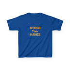 Worsh Your Hands Kids T-Shirt on royal kids shirt | Yinzergear