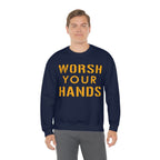 Worsh Your Hands Sweatshirt Pittsburgh sweatshirt product image alternate view 29 | Yinzergear