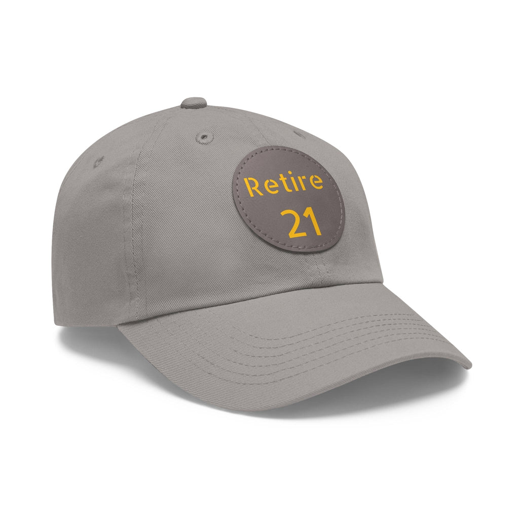 Retire 21 Leather Patch Hat Pittsburgh hat product image alternate view 74 | Yinzergear