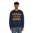 Worsh Your Hands Sweatshirt Pittsburgh sweatshirt product image alternate view 28 | Yinzergear