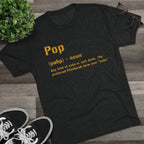 Pop Pittsburghese Tri-Blend T-Shirt alternate product image 4 | Yinzergear