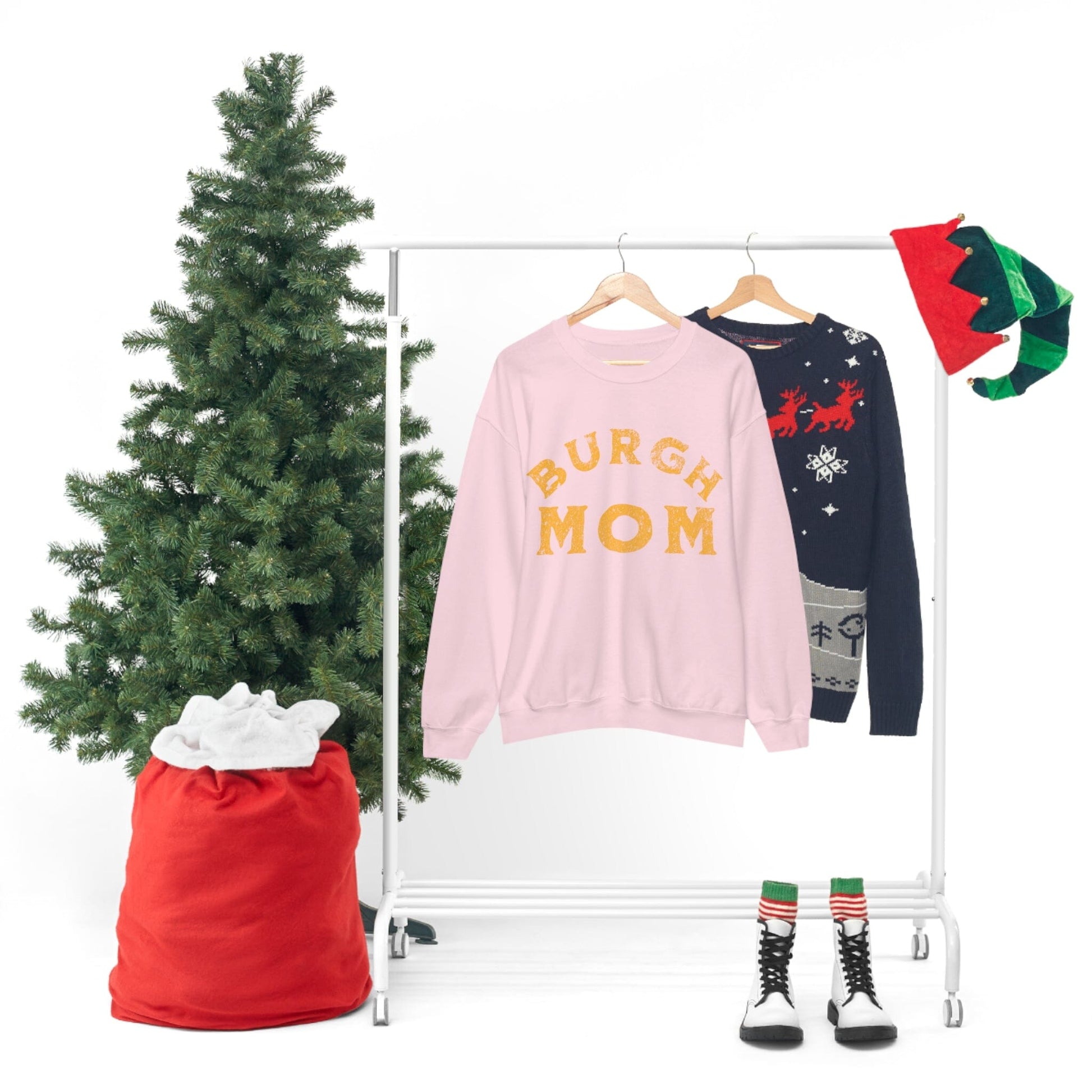 Burgh Mom Sweatshirt Sweatshirt Printify 