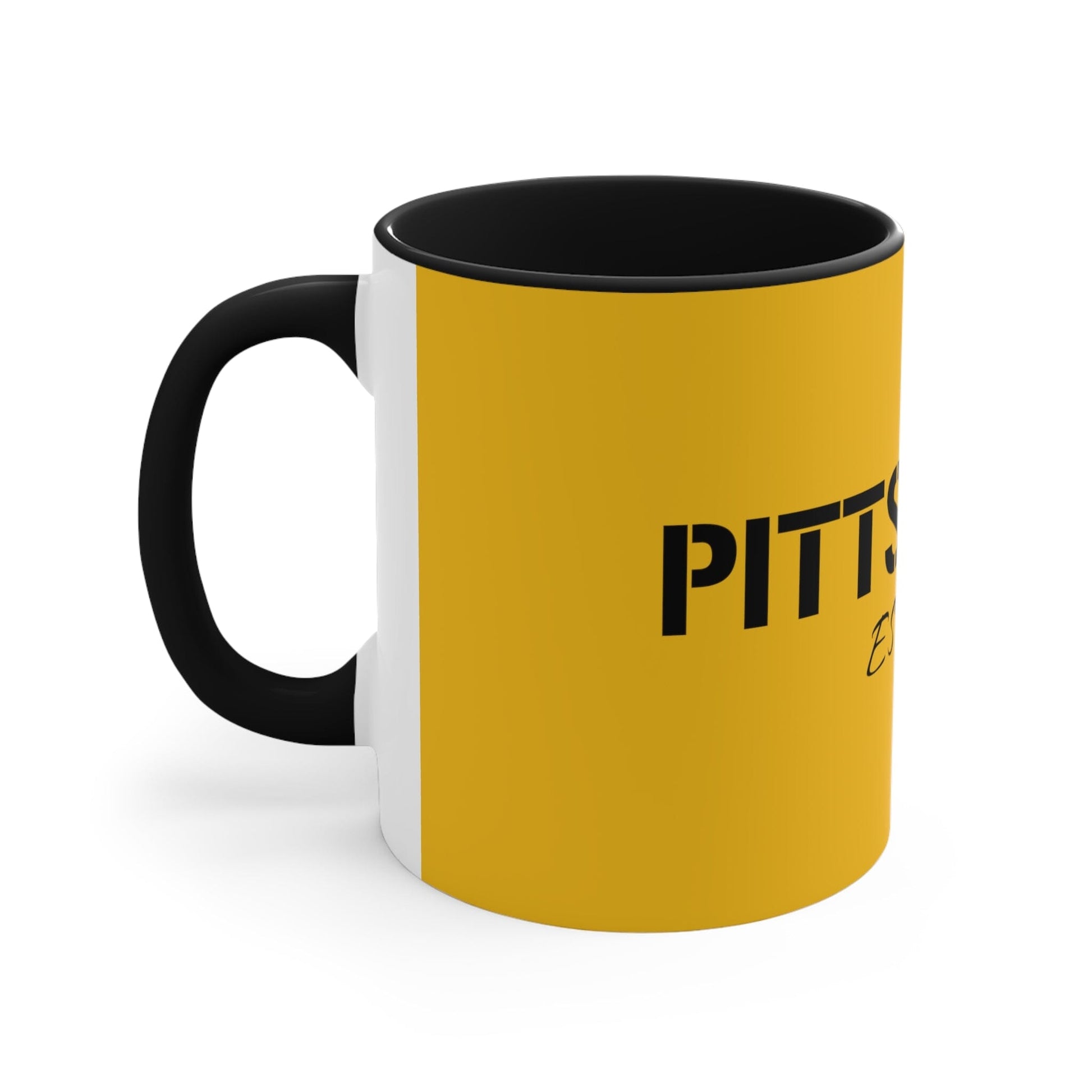 Pittsburgh 1758 Gold 11oz Coffee Mug - Pittsburgheese Mug Printify 