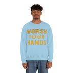 Worsh Your Hands Sweatshirt Pittsburgh sweatshirt product image alternate view 22 | Yinzergear