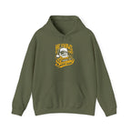 Yinzer Santa Christmas Hoodie Pittsburgh hoodie on military green hoodie | Yinzergear