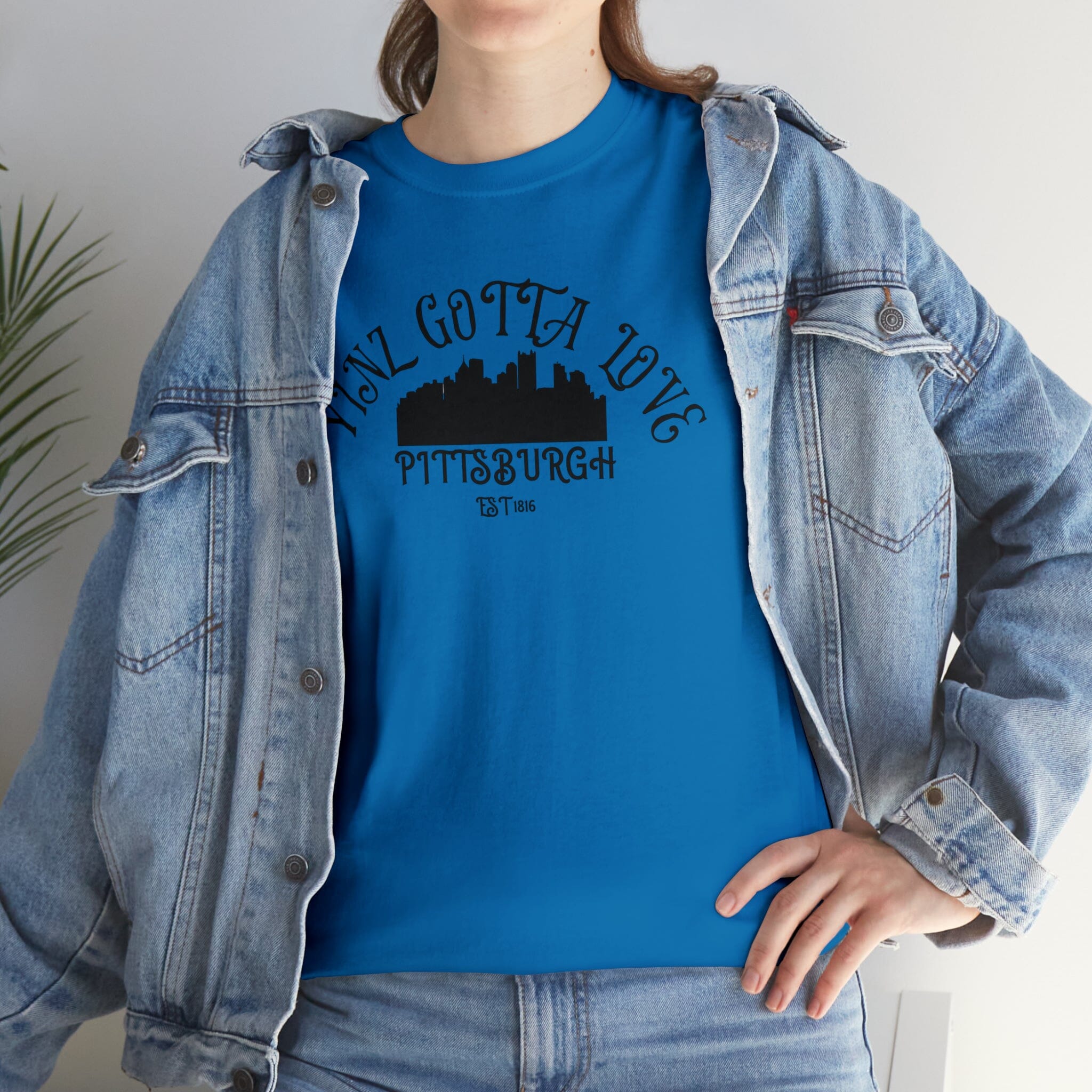 Yinz Gotta Love Pittsburgh T-Shirt product image alternate view 6 | Yinzergear
