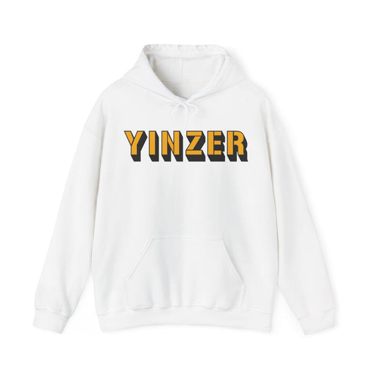Yinzer Hoodie - Pittsburgh Pride Sweatshirt Hoodie Printify White S 