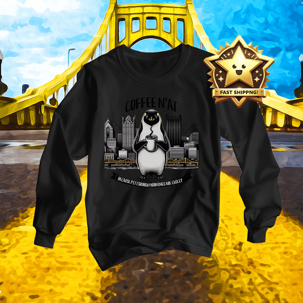 Coffee N'at Long Sleeve Shirt product image | Yinzergear