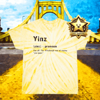 Yinz Tie-Dye Pittsburghese definition tee product image alternate view 4 | Yinzergear