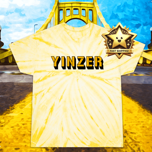 Yinzer Tie-Dye Shirt - Pittsburgh Tee - Steel City Gift T-Shirt Printify 