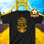 Football Season Kids T-Shirt Steelers football kids shirt product image | Yinzergear