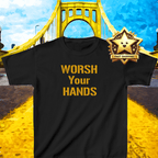 Worsh Your Hands Kids T-Shirt product image | Yinzergear