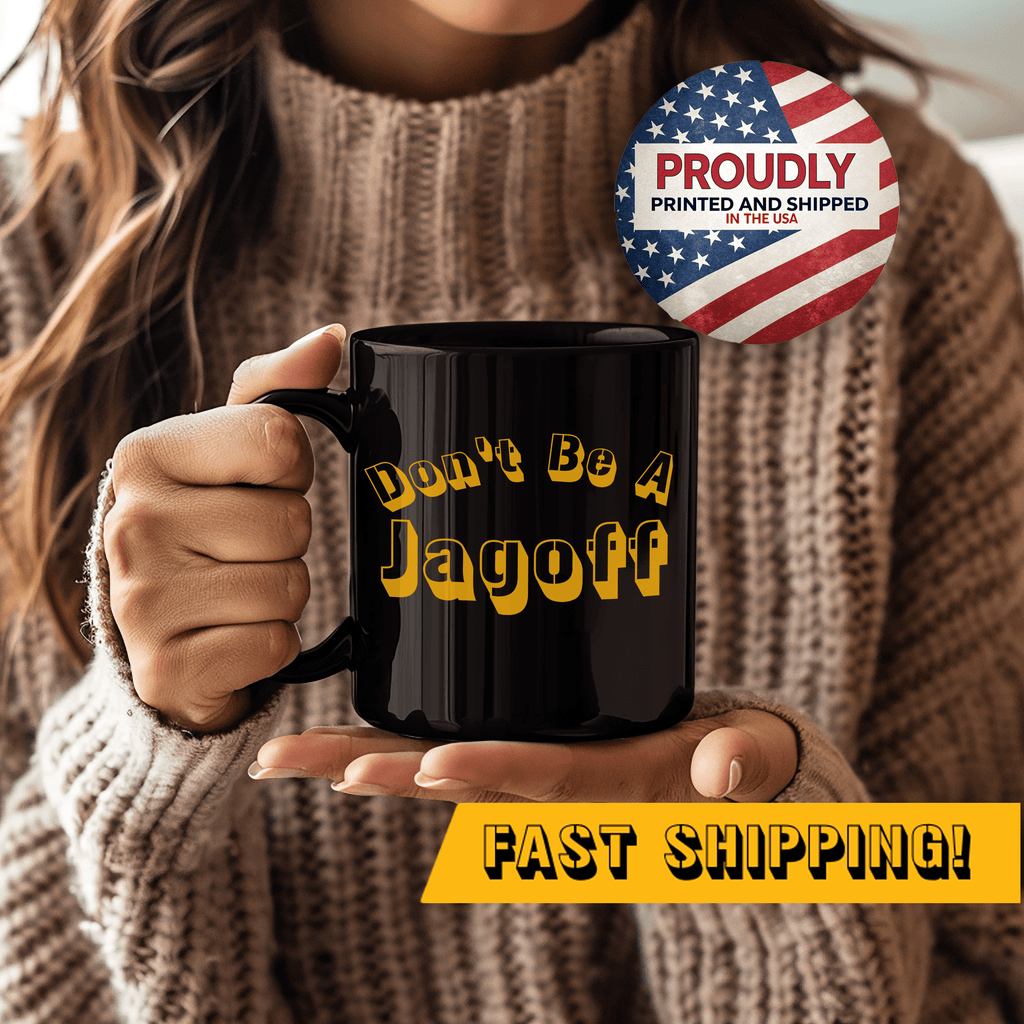 Don’t Be a Jagoff Pittsburghese definition mug front view alternate view 3 | Yinzergear