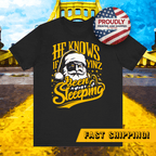 Yinzer Santa Christmas T-Shirt product image mockup view | Yinzergear