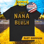 Nana in the Burgh Tri-Blend T-Shirt product image alternate view 3 | Yinzergear