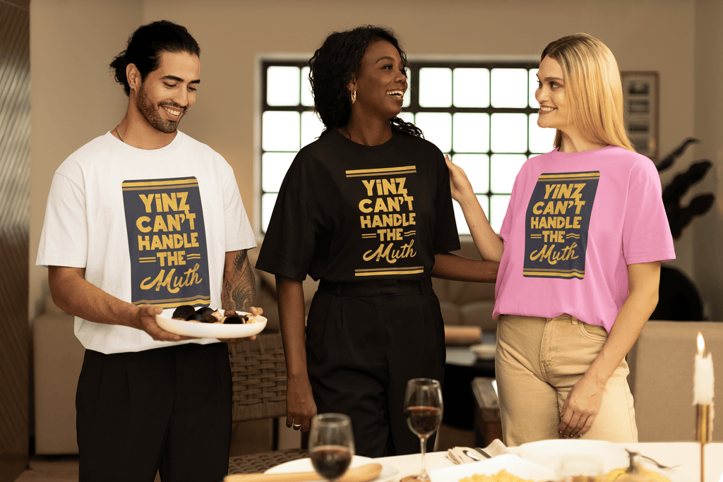 Yinz Can’t Handle the Muth Steelers football shirt product image alternate view 5 | Yinzergear