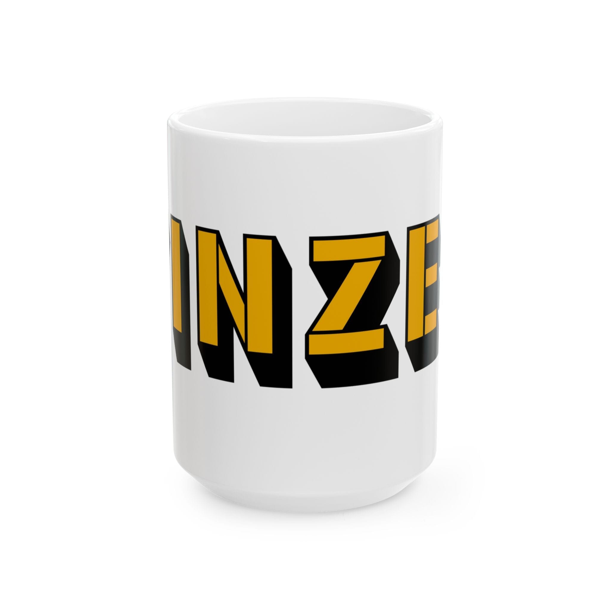 Yinzer Pittsburghese Coffee Mug front view mockup view | Yinzergear
