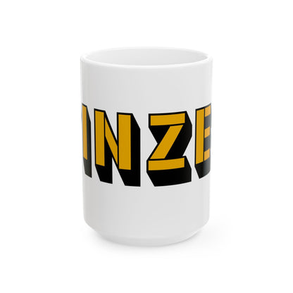 Yinzer Coffee Mug – 11oz Ceramic Mug for Pittsburgh Lovers | Microwave & Dishwasher Safe | Steel City 412 Cup Mug Printify 15oz 