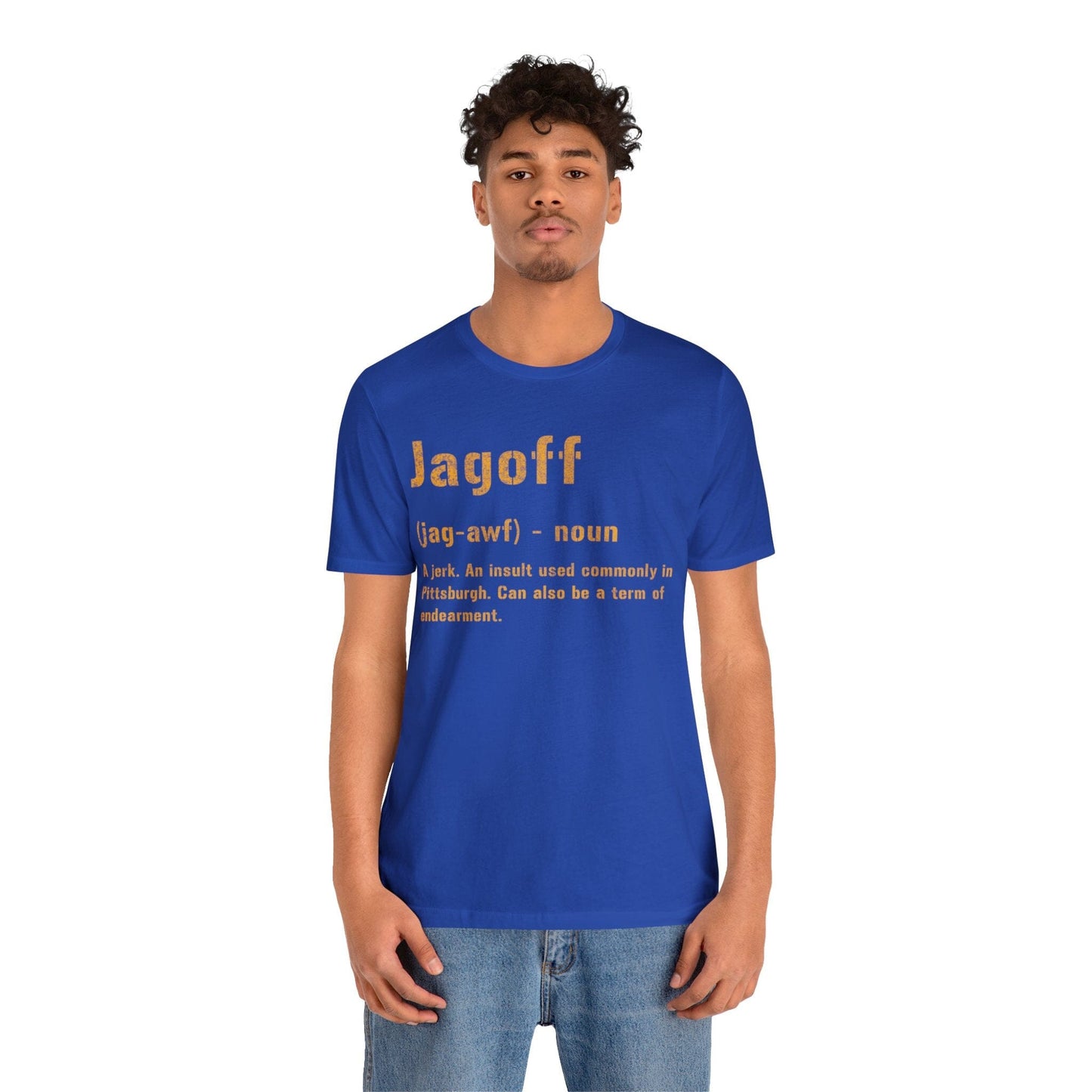 Pittsburghese Jagoff T-Shirt – Classic Yinzer Humor T-Shirt Printify 