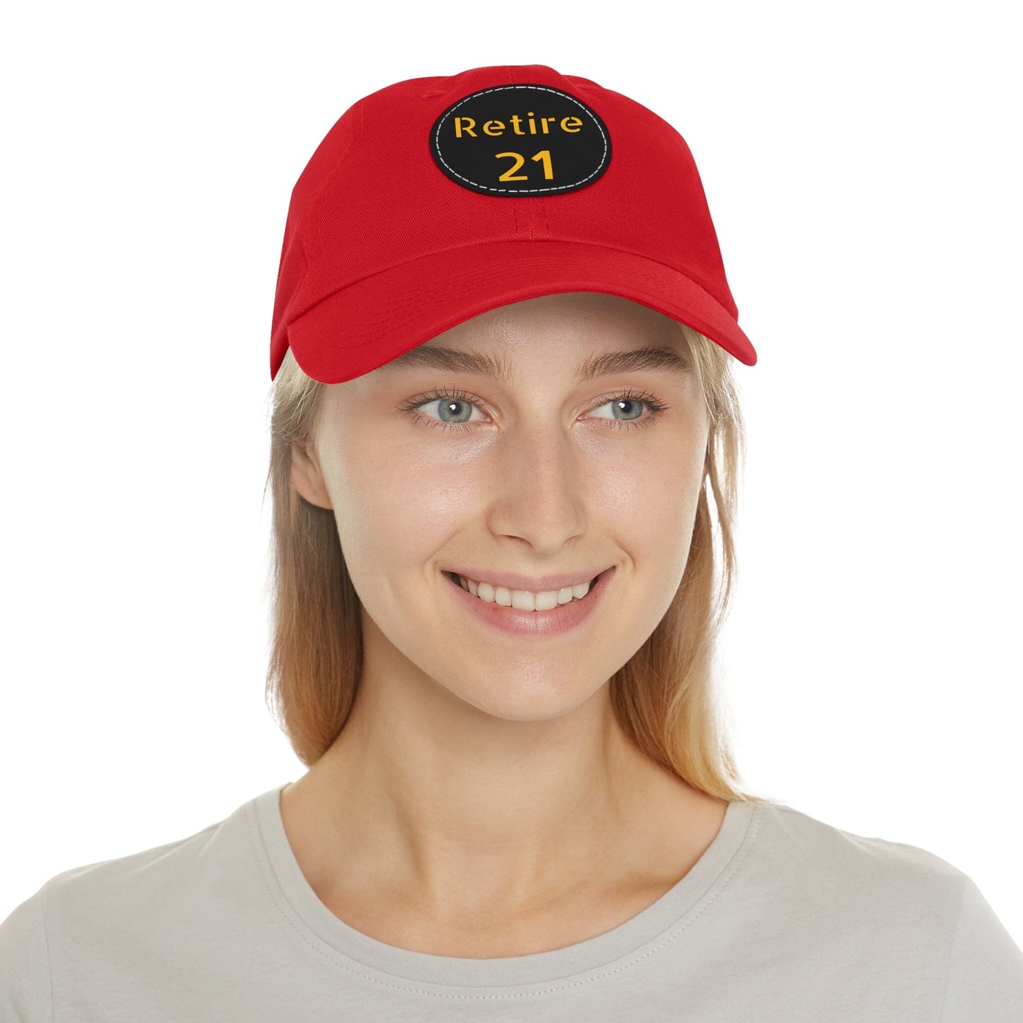 Retire 21 Hat With Leather Patch Hats Yinzergear 