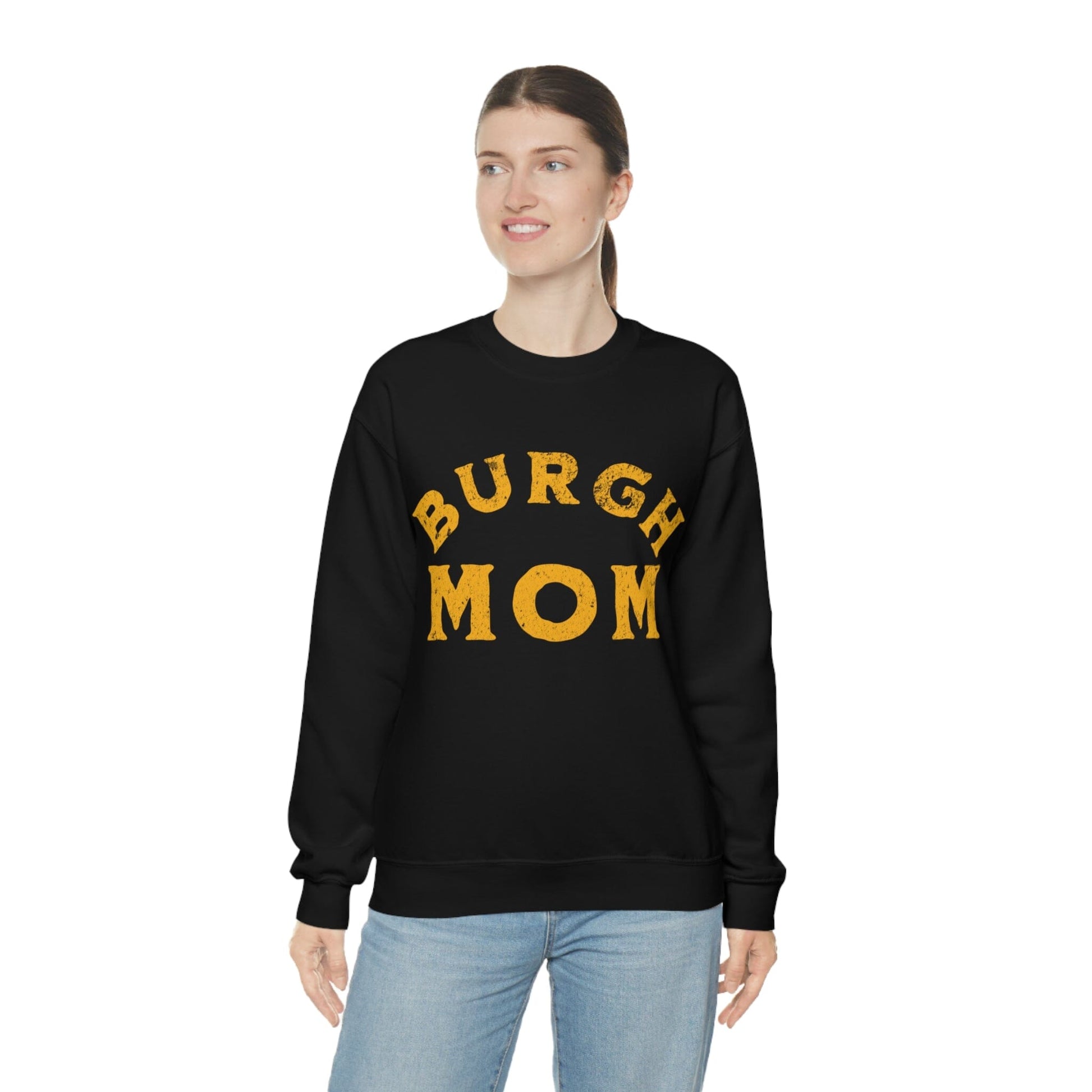 Burgh Mom Sweatshirt Sweatshirt Printify 