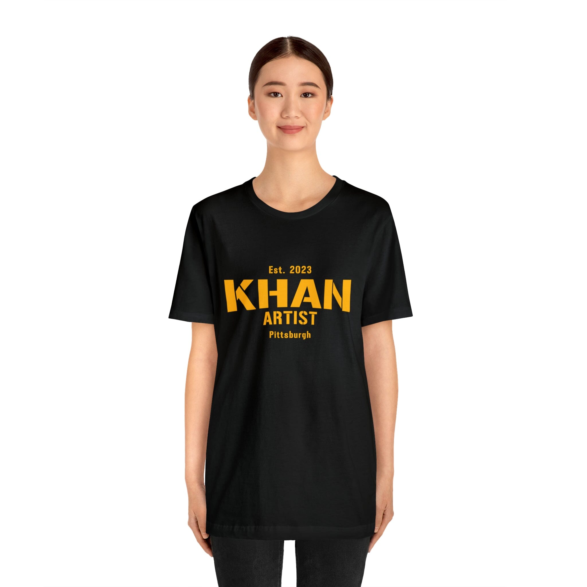 Khan Artist Pittsburgh Steelers football shirt product image alternate view 4 | Yinzergear