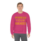 Worsh Your Hands Sweatshirt Pittsburgh sweatshirt product image alternate view 11 | Yinzergear