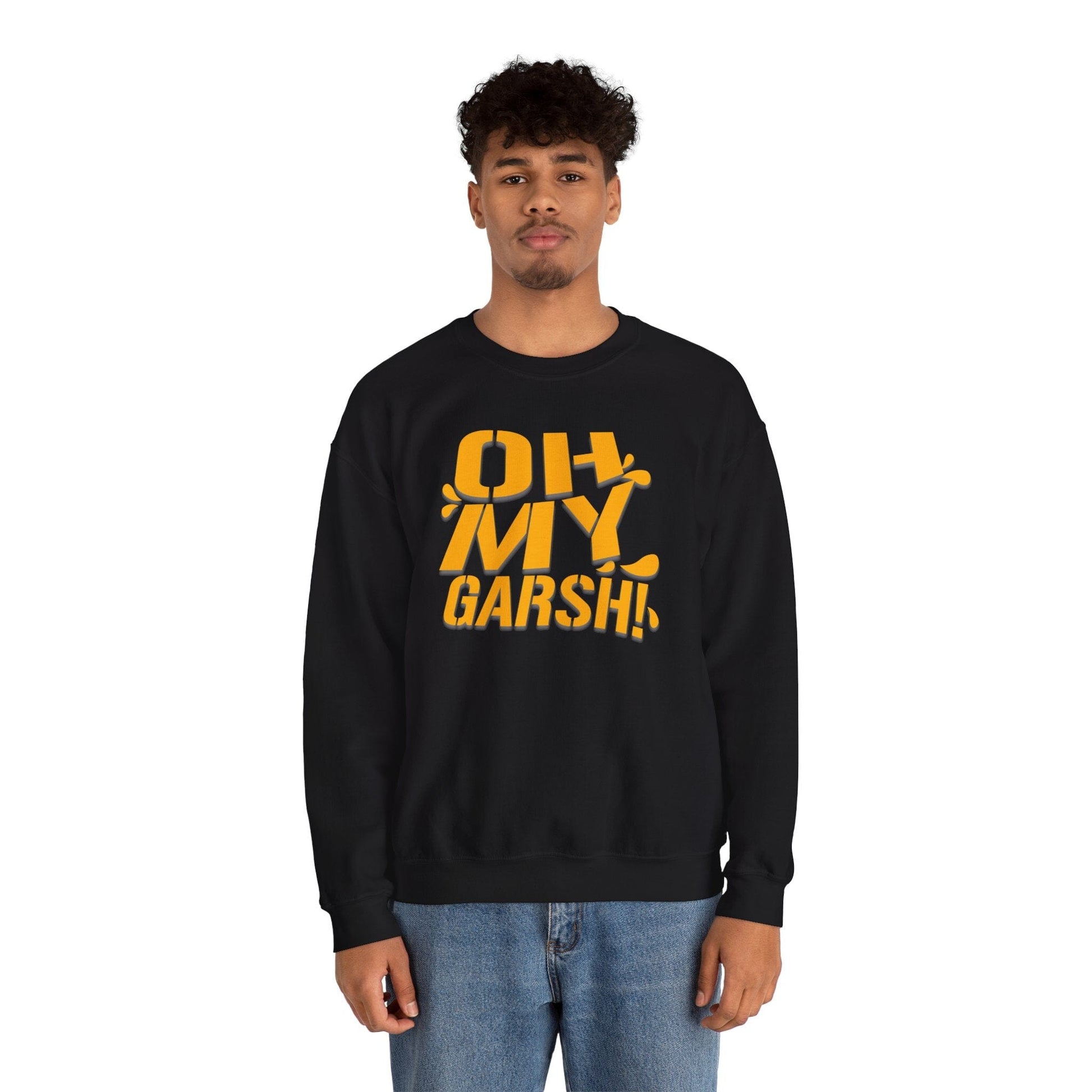 Oh My Garsh Sweatshirt - Pittsburghese Crewneck Sweatshirt Yinzergear 