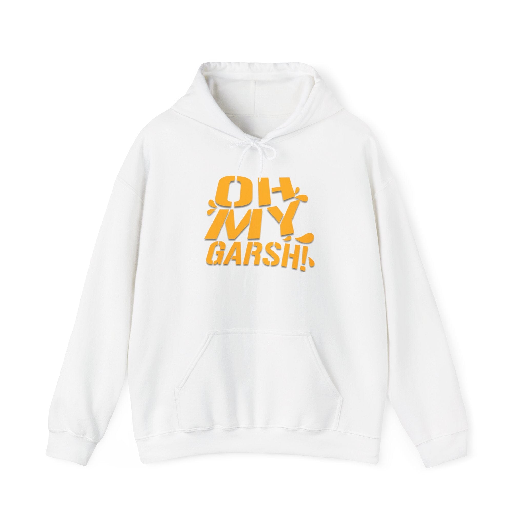 Oh My Garsh Hoodie Pittsburgh hoodie on white hoodie | Yinzergear