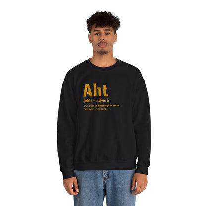 Aht Sweatshirt - Pittsburghese Crewneck Sweatshirt Yinzergear 