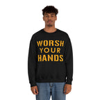 Worsh Your Hands Sweatshirt Pittsburgh sweatshirt product image alternate view 4 | Yinzergear