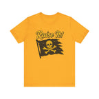 Raise It Pittsburgh Pirates baseball shirt on gold tee | Yinzergear