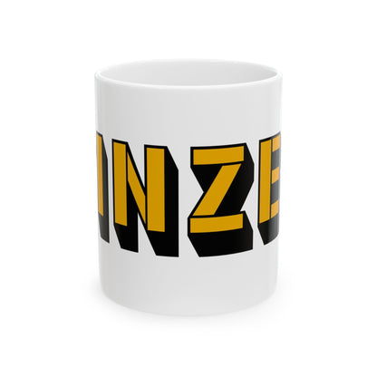 Yinzer Coffee Mug – 11oz Ceramic Mug for Pittsburgh Lovers | Microwave & Dishwasher Safe | Steel City 412 Cup Mug Printify 