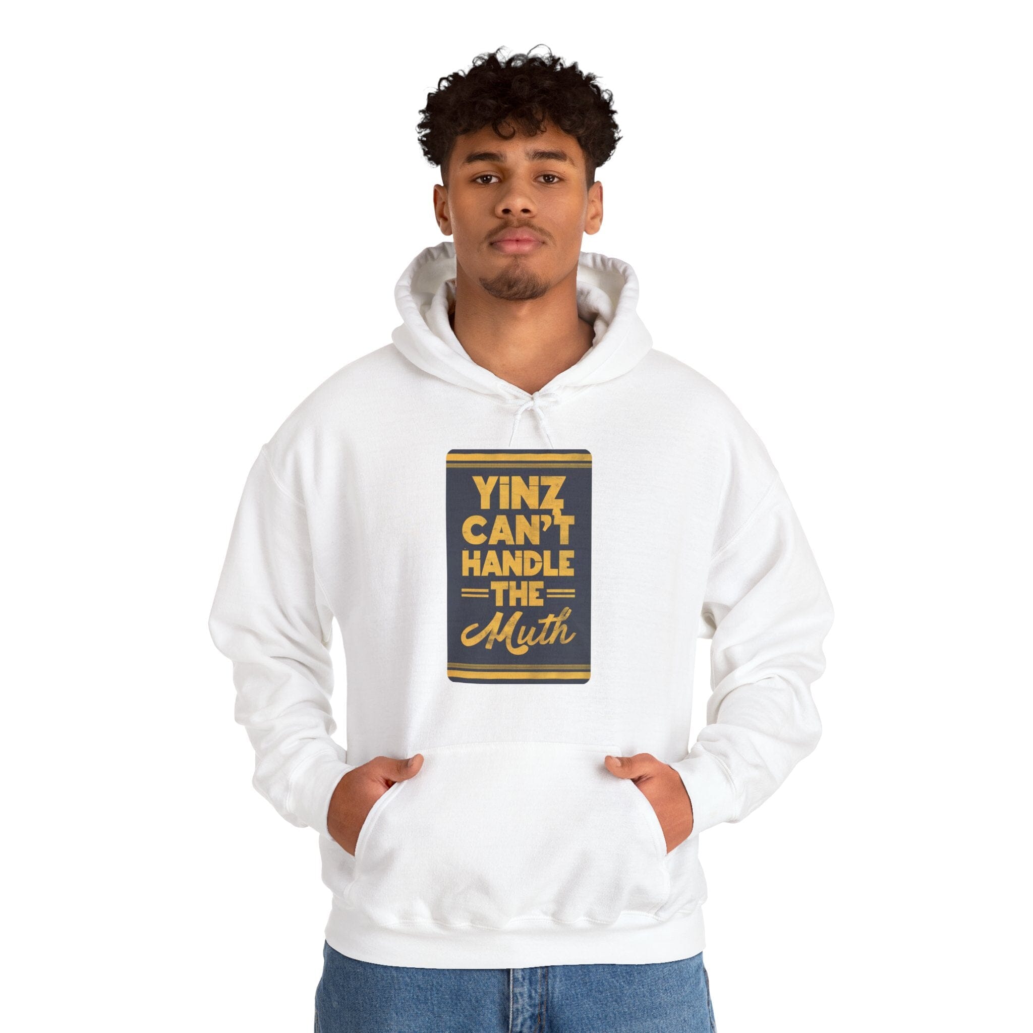 Yinz Can't Handle the Muth Pittsburgh Football Hoodie product image alternate view 5 | Yinzergear