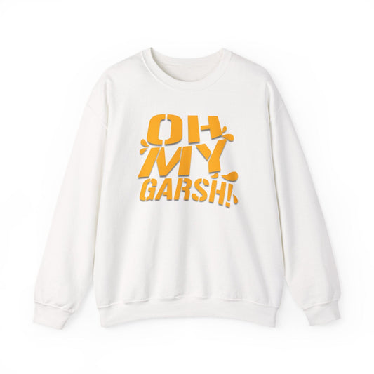 Oh My Garsh Sweatshirt - Pittsburghese Crewneck Sweatshirt Yinzergear S White 