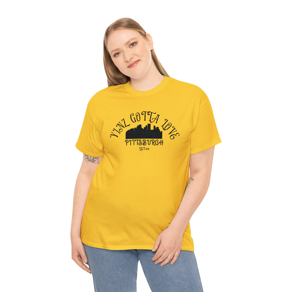 Yinz Gotta Love Pittsburgh T-Shirt product image alternate view 9 | Yinzergear
