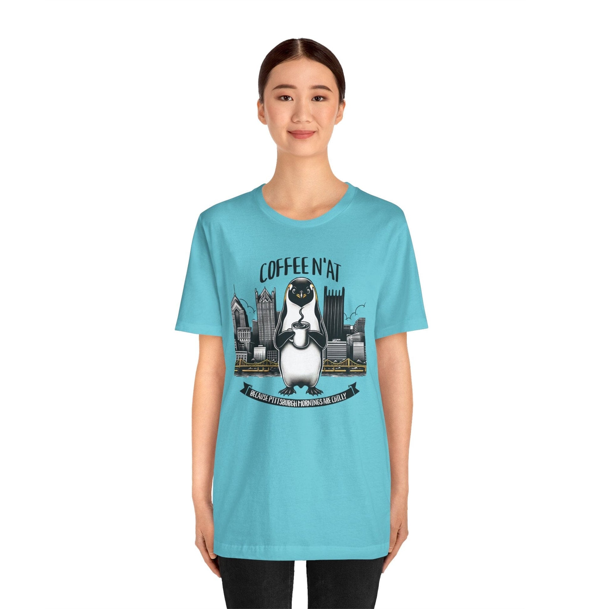 Coffee N'At T-Shirt - Pittsburgh Coffee Lover Gift T-Shirt Printify 