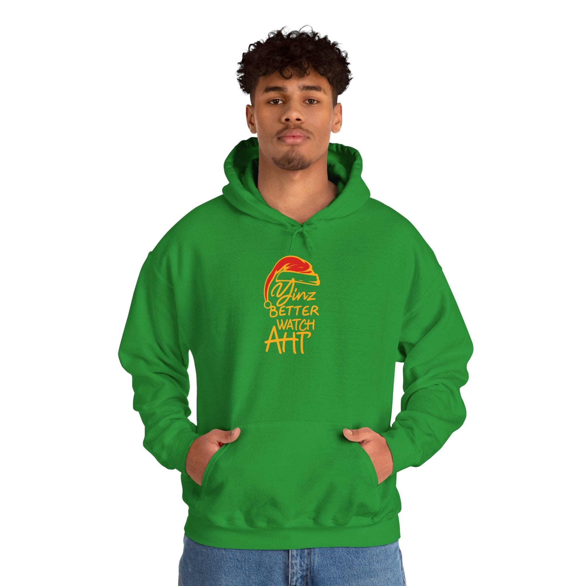 Yinz Better Watch Aht Christmas Hoodie Pittsburgh hoodie product image | Yinzergear