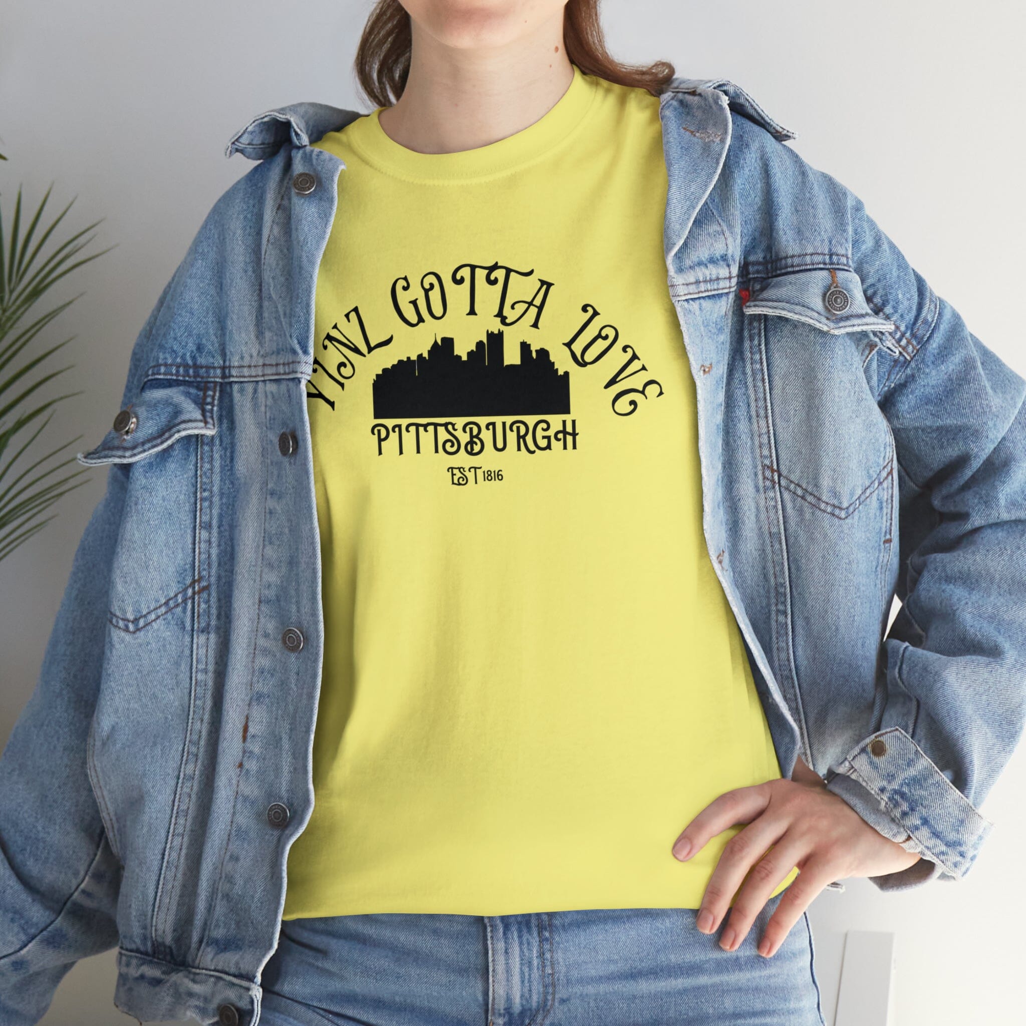 Yinz Gotta Love Pittsburgh T-Shirt product image alternate view 5 | Yinzergear