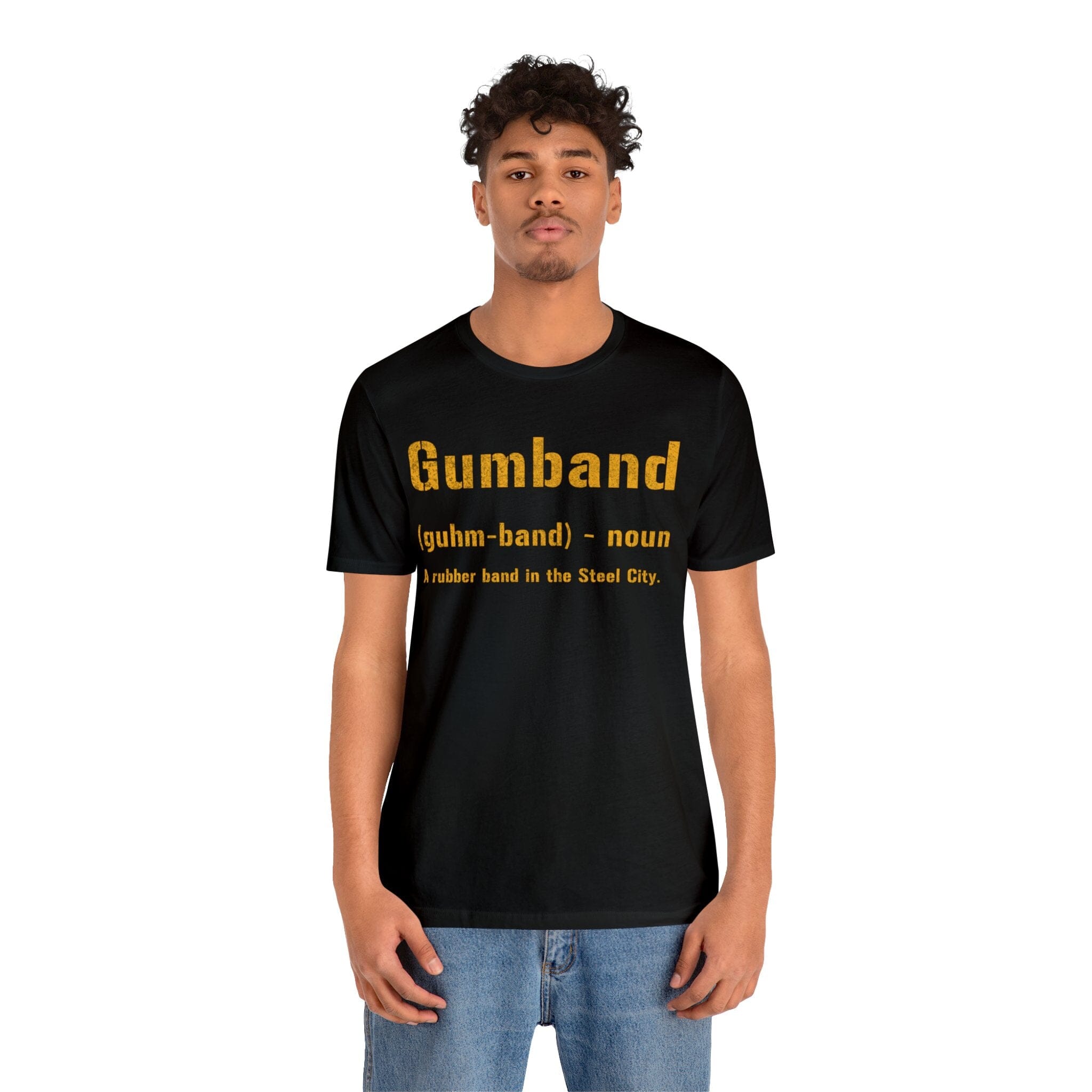 Gumband Pittsburghese definition shirt product image alternate view 3 | Yinzergear